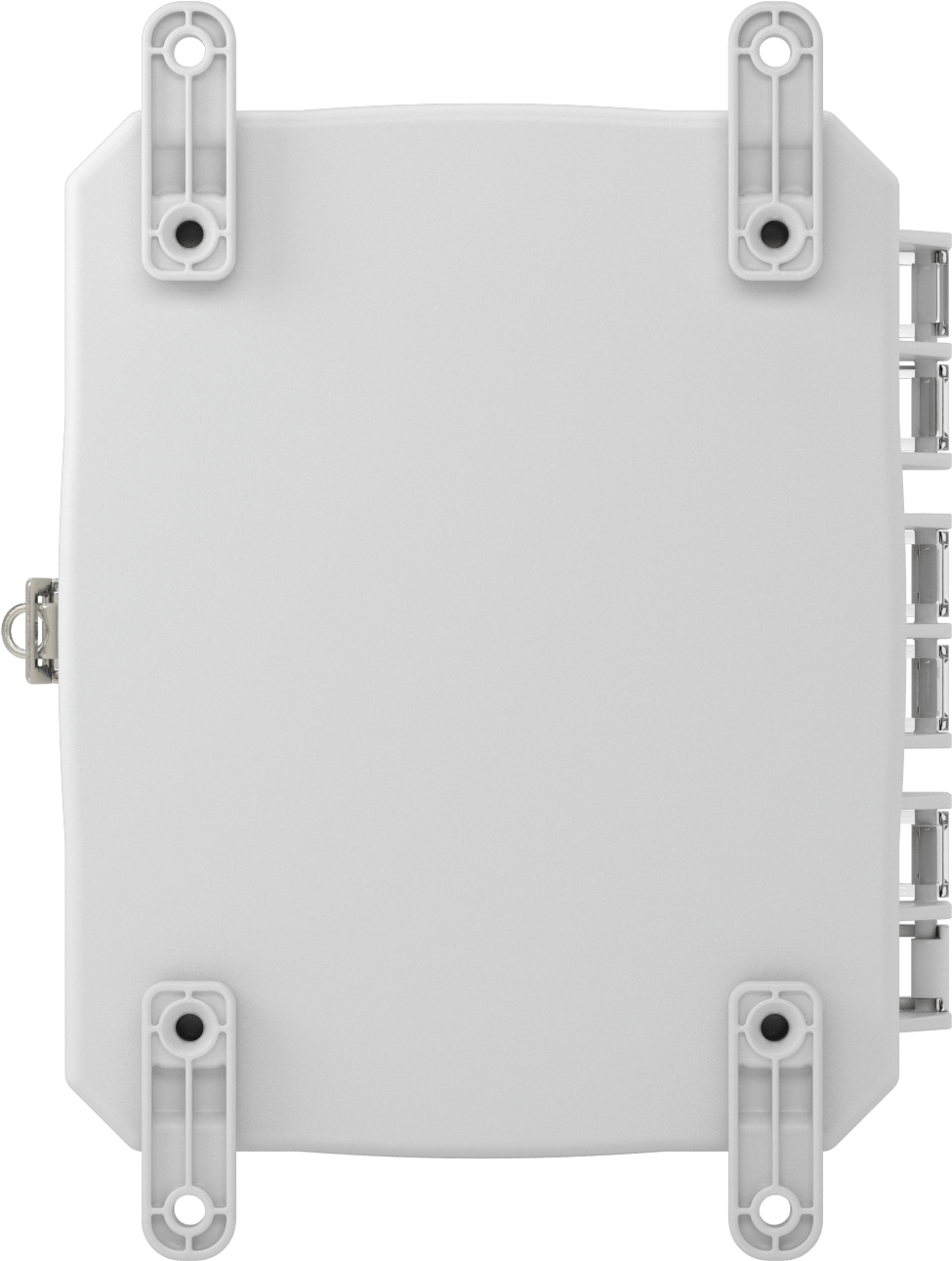 Versa-Panel Polikarbonat Muhafaza, Şeffaf Hızlı Açılır Kapak, 8.5" x 11" x 7.5", Beyaz