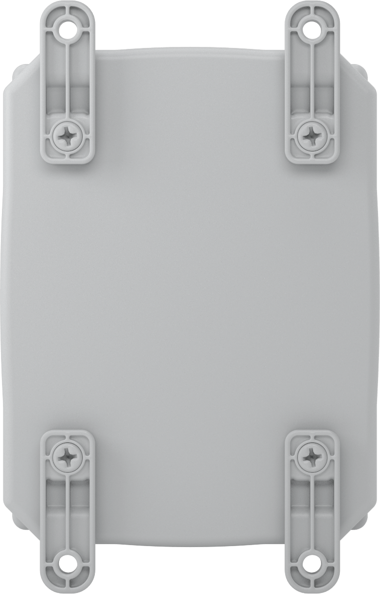 Versa-Panel Polikarbonat Muhafaza, Çıkarılabilir Kapak, Vida Kapatma, 6.5" x 8.5" x 5.5", Gri