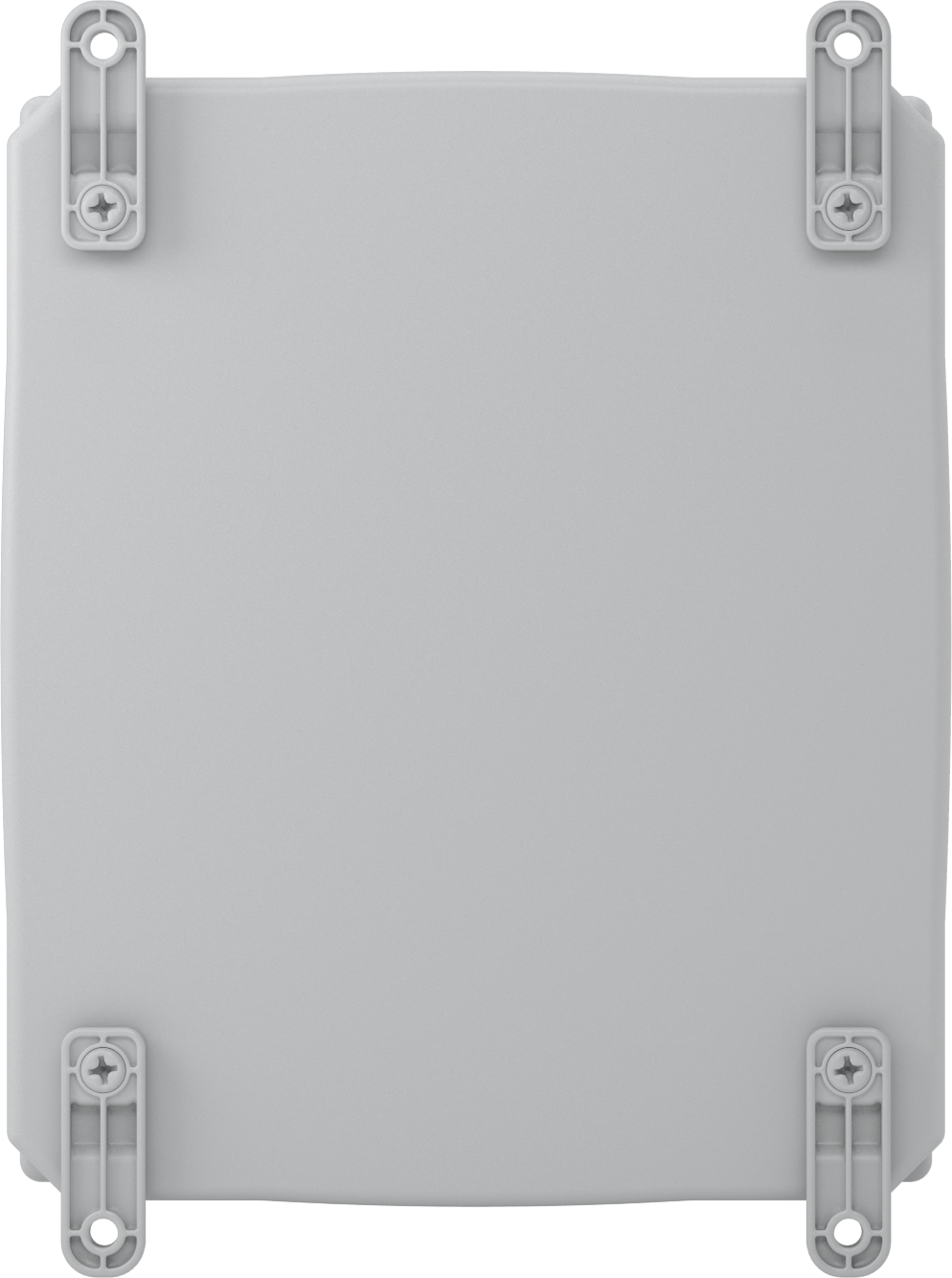 Versa-Panel Polikarbonat Muhafaza, Çıkarılabilir Kapak, Vida Kapatma, 11" x 13" x 5-1/2", Gri