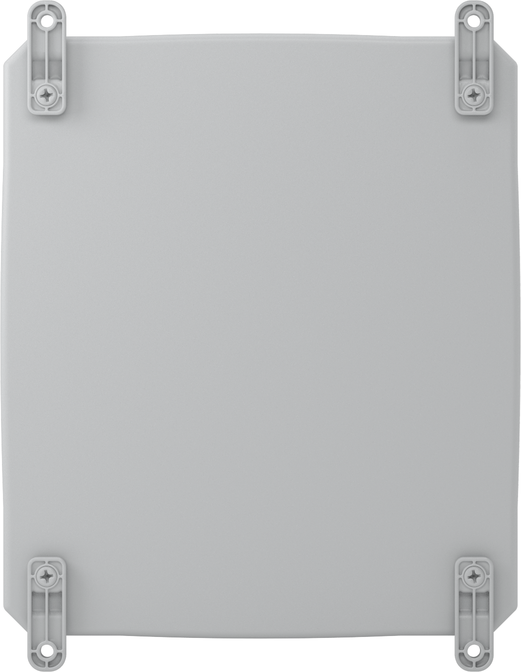 Versa-Panel Polikarbonat Muhafaza, Çıkarılabilir Kapak, Vida Kapatma, 13" x 15" x 7-1/2", Gri
