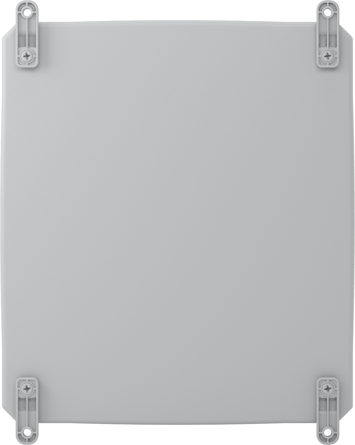 Versa-Panel Polikarbonat Muhafaza, Çıkarılabilir Kapak, Vida Kapatma, 15" x 17" x 8-1/2", Gri