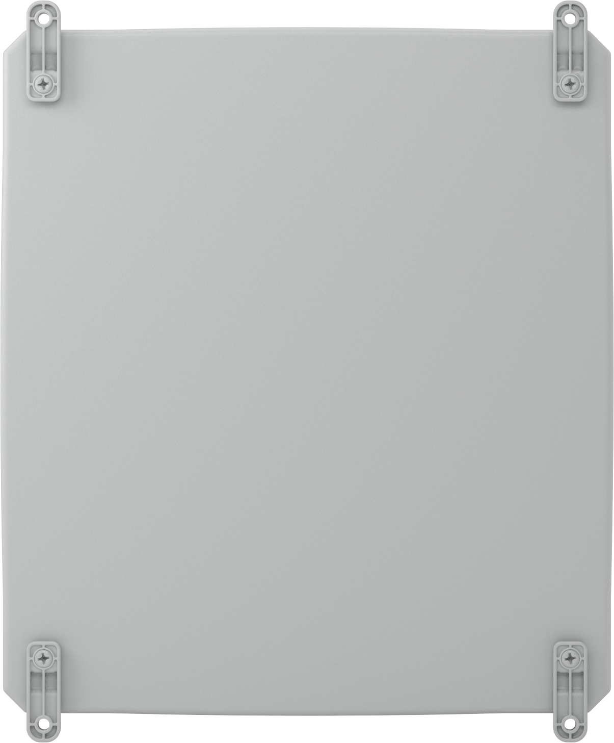 Versa-Panel Polikarbonat Muhafaza, Vidalı Kapaklı Kaldırılabilir Kapak, 17" x 19" x 12", Gri