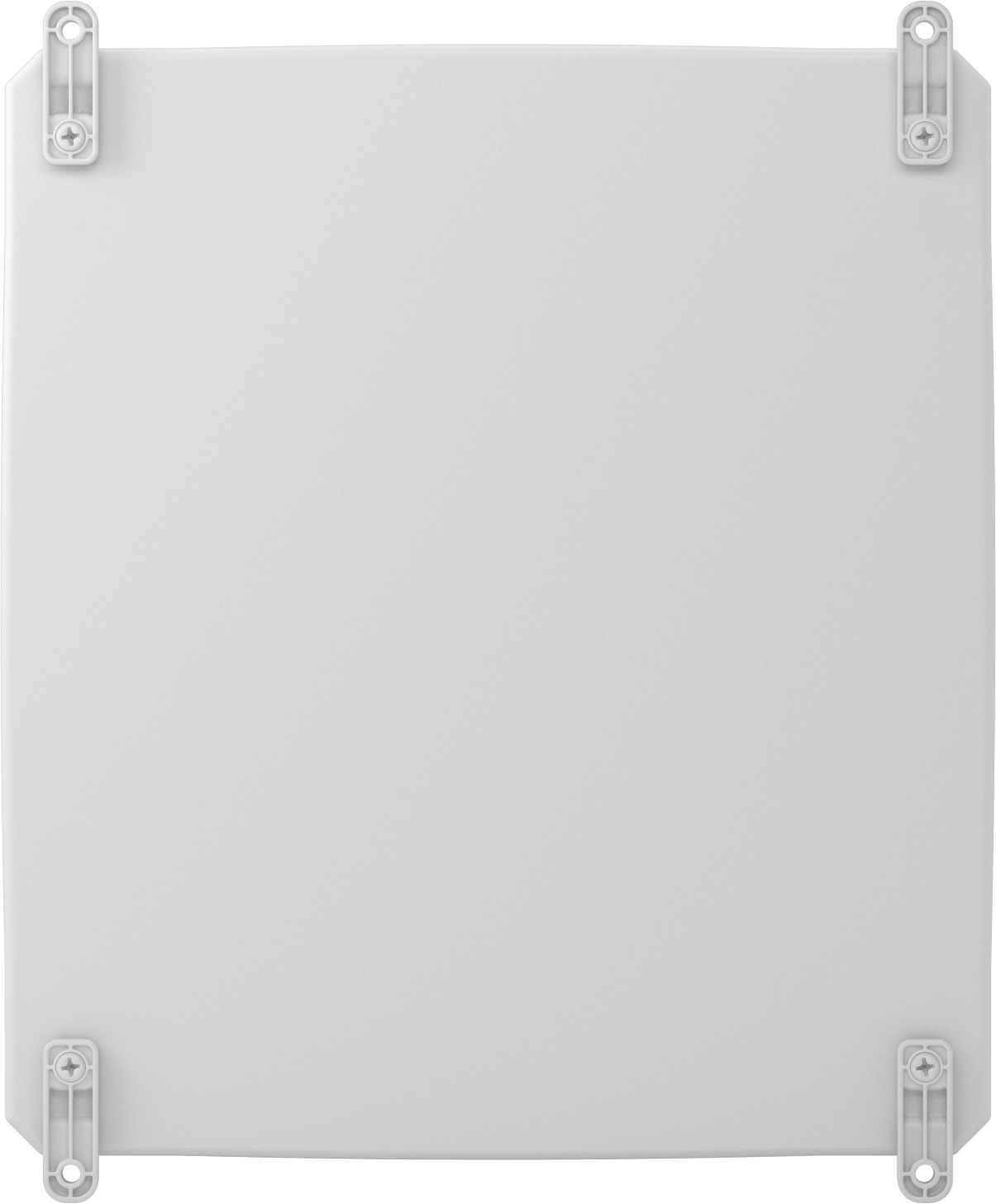 Versa-Panel Polikarbonat Muhafaza, Su Geçirmez, Vidalı Menteşe Kapağı, 17" x 19" x 12", Beyaz