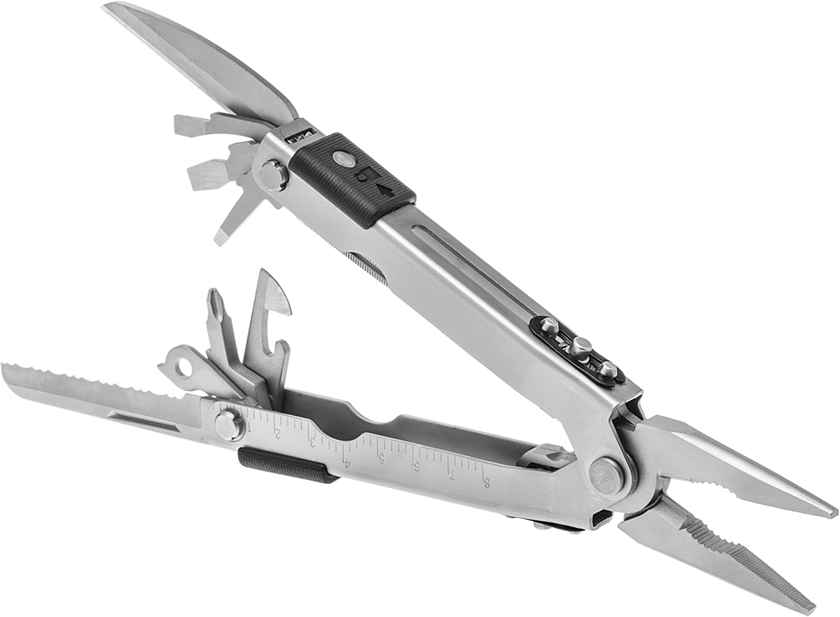 Çok Amaçlı Alet, Çıkarılabilir Pense, 14 Alet, 6-5/8" Toplam Uzunluk