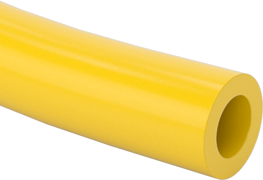 Gıda ve İçecek için Polietilen Boru, Opak Sarı, 3/16" ID, 5/16" OD