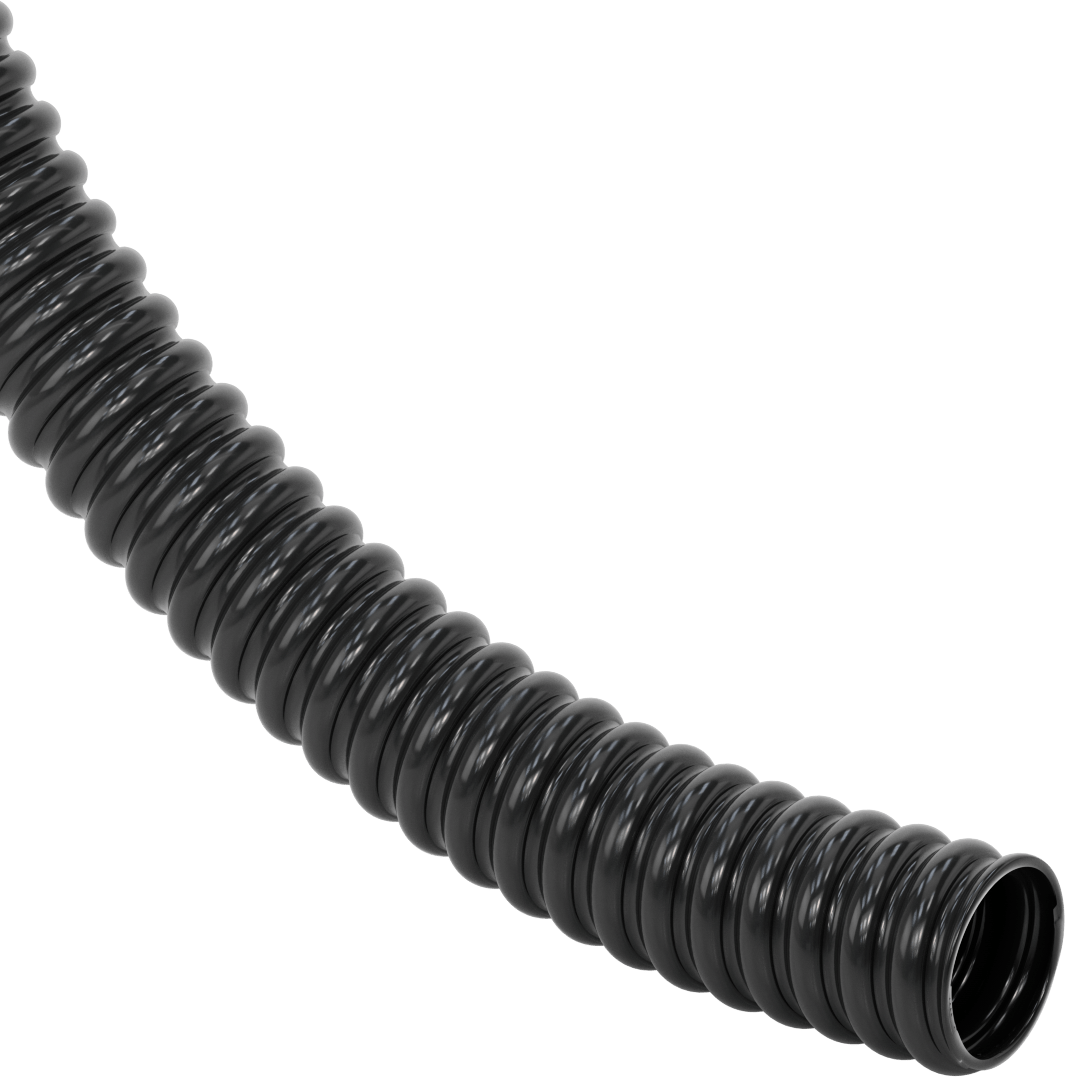 Ezilmeye Dayanıklı Esnek Kanal Hortumu, Egzoz Dumanları için, 3" ID, 11 Fit Uzunluk