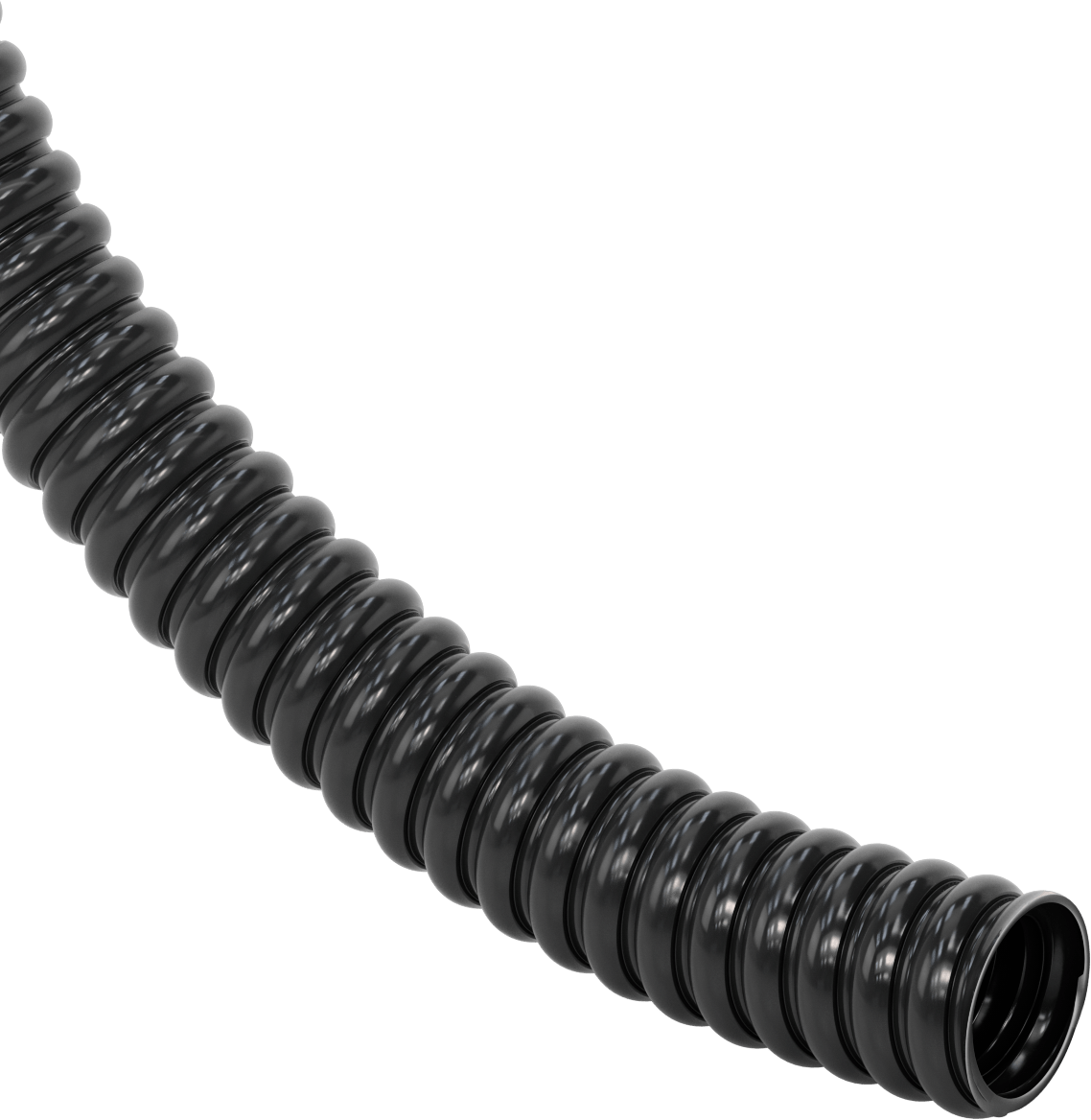 Ezilmeye Dayanıklı Esnek Kanal Hortumu, Egzoz Dumanları için, 4" ID, 11 Fit Uzunluk