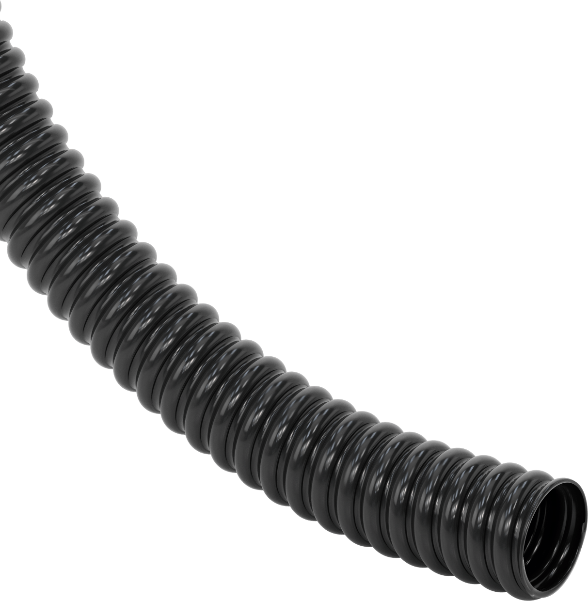 Ezilmeye Dayanıklı Esnek Kanal Hortumu, Egzoz Dumanları için, 6" ID, 11 Fit Uzunluk