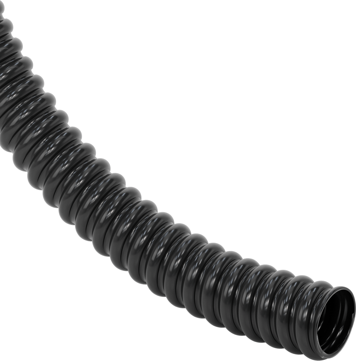 Ezilmeye Dayanıklı Esnek Kanal Hortumu, Egzoz Dumanları için, 5" ID, 11 Fit Uzunluk
