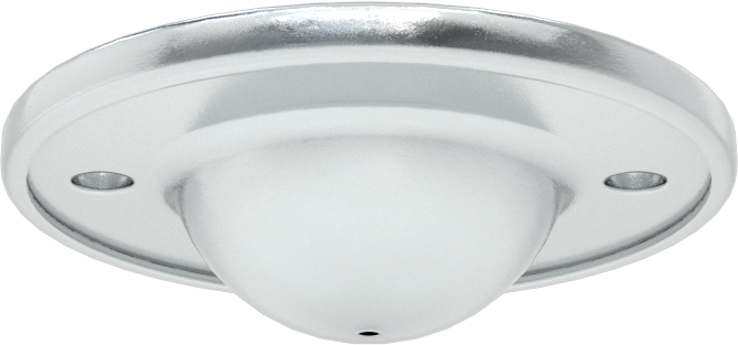 Gömme Flanş Montajlı Bilyalı Transfer, Çinko Kaplı Çelik Muhafaza, 5/8" Çaplı Çelik Bilye, 26 lb. Kapasite