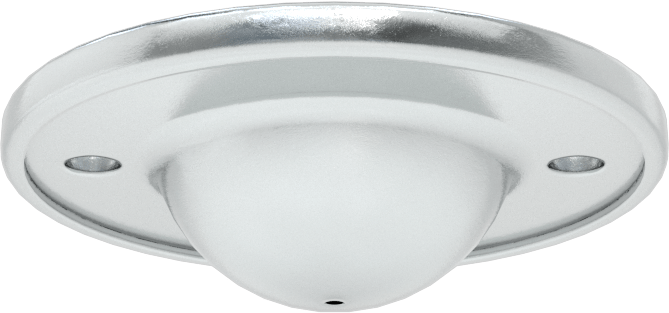 Gömme Flanş Montajlı Bilyalı Transfer, Çinko Kaplı Çelik Muhafaza, 5/8" Çaplı Paslanmaz Çelik Bilye, 26 lb. Kapasite