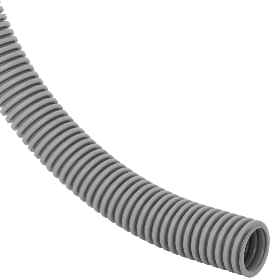 Toz için Pürüzsüz Akışlı Esnek Kanal Hortumu, 1-1/2" ID, 1-15/16" OD