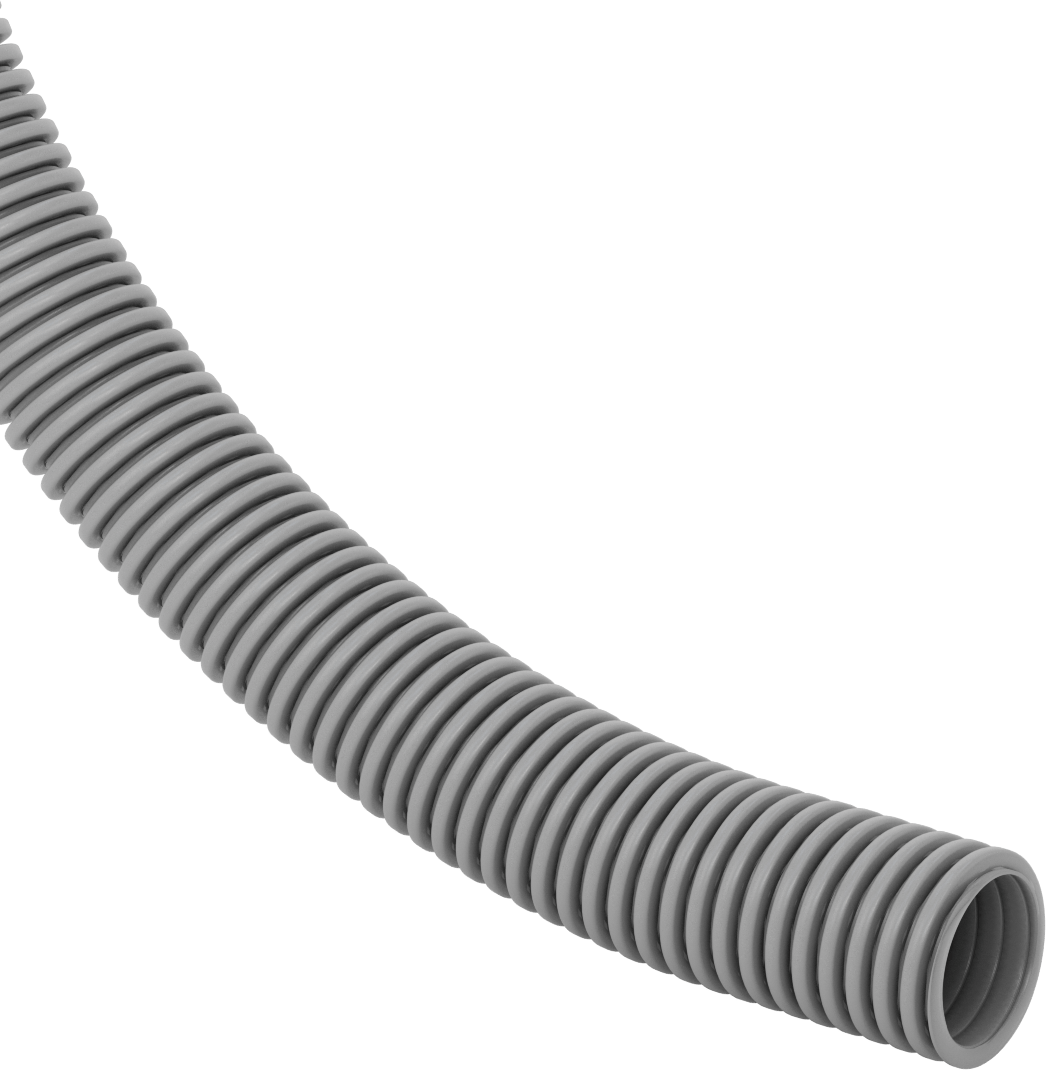Toz için Pürüzsüz Akışlı Esnek Kanal Hortumu, 2-1/2" ID, 3-1/8" OD