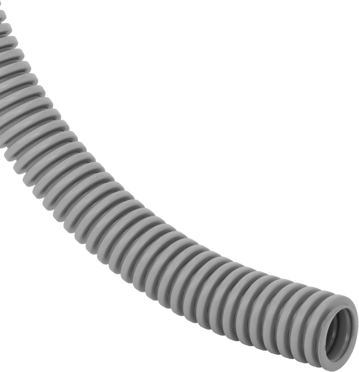 Toz için Pürüzsüz Akışlı Esnek Kanal Hortumu, 5/8" ID, 7/8" OD