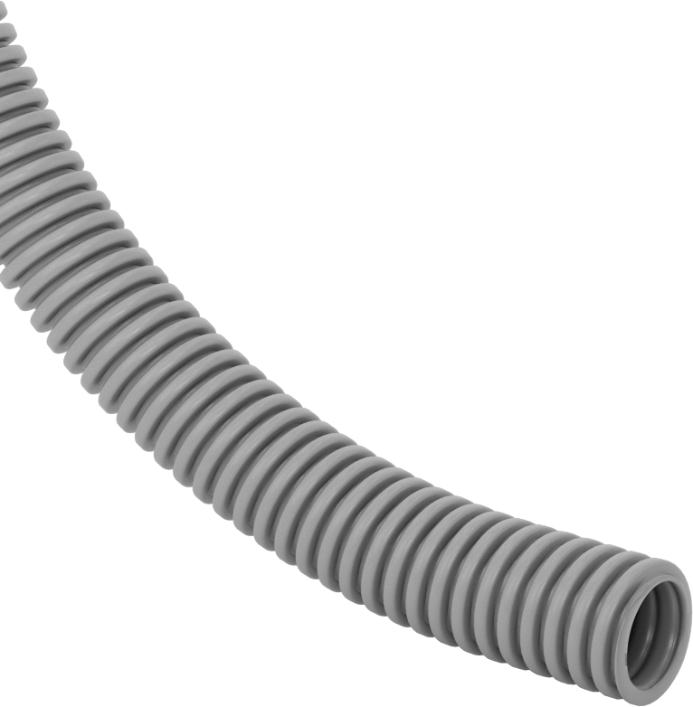 Toz için Pürüzsüz Akışlı Esnek Kanal Hortumu, 3/4" ID, 1" OD