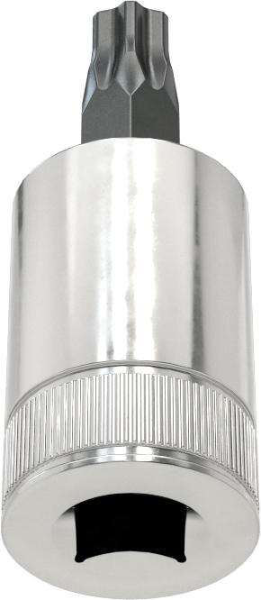 Kurcalamaya Dayanıklı Torx Uçlu Soket, 1/4" Kare Tahrik, T30 Boyutu