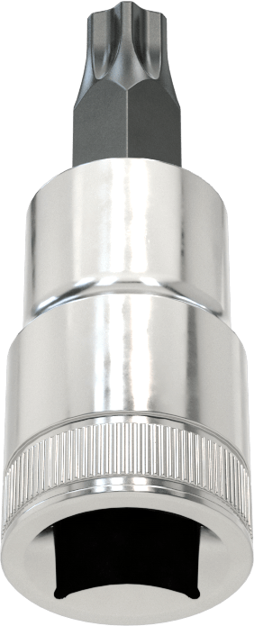Kurcalamaya Dayanıklı Torx Uçlu Soket, 3/8" Kare Tahrik, T40 Boyutu