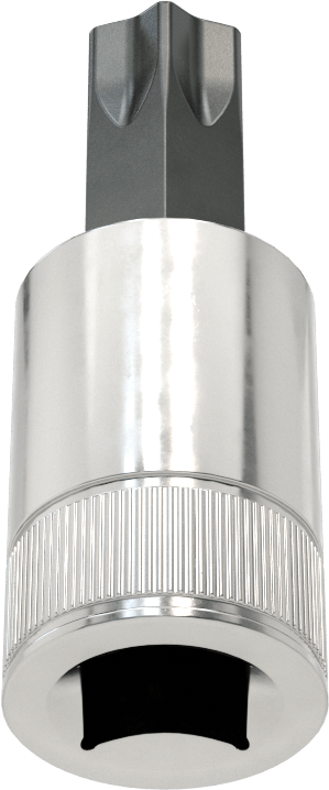 Kurcalamaya Dayanıklı Torx Uçlu Soket, 3/8" Kare Tahrik, T55 Boyutu
