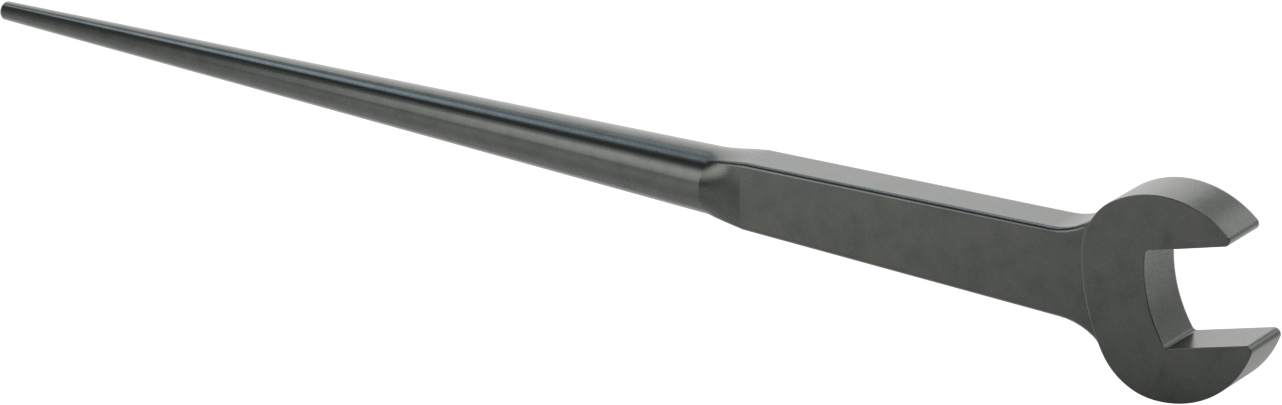 Delik Hizalama için Açık Uçlu Anahtar, 1-1/16" Boyut, 17" Toplam Uzunluk