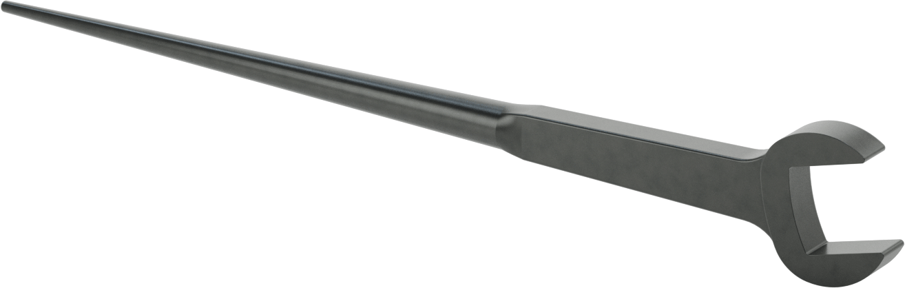 Delik Hizalama için Açık Uçlu Anahtar, 1-1/2" Boyut, 19" Toplam Uzunluk