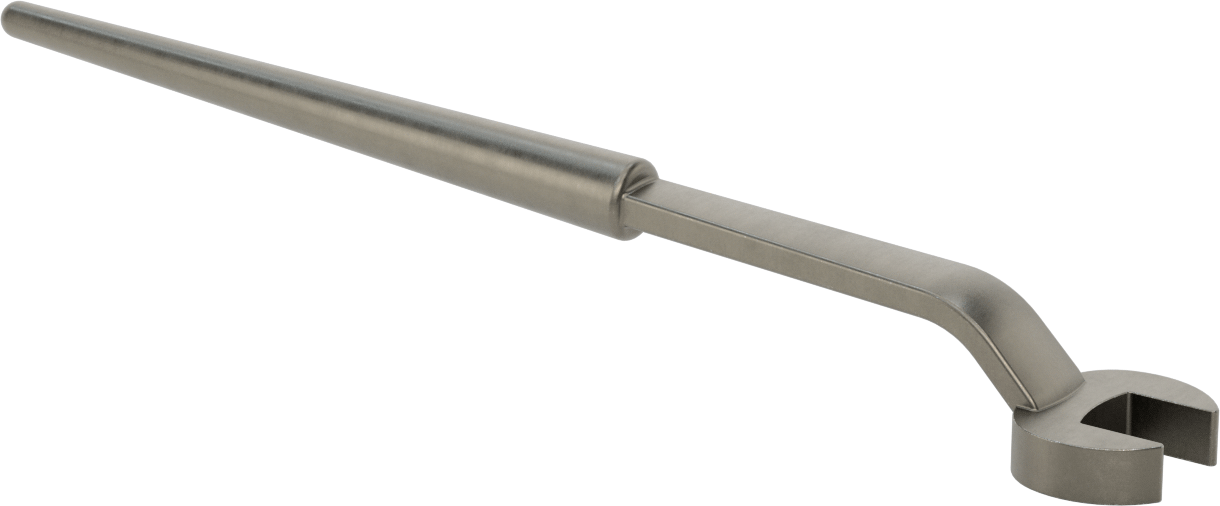 Delik Hizalama için Açık Uçlu Anahtar, 1-1/16" Boyut, 16" Toplam Uzunluk