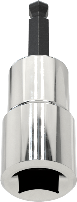 Bilyalı Uçlu Altıgen Uç Soketi, 1/4" Kare Tahrik, 9/64" Tahrik Boyutu