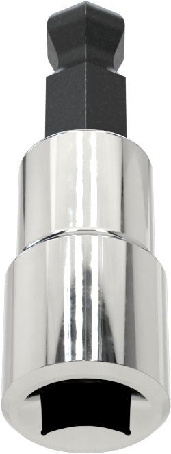 Bilyalı Uçlu Altıgen Uç Soketi, 1/4" Kare Tahrik, 1/4" Tahrik Boyutu