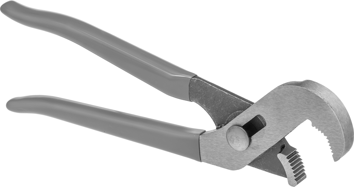 Yuvarlak Bağlantı Elemanları için Ayarlanabilir Pense, 9-1/2" Toplam Uzunluk