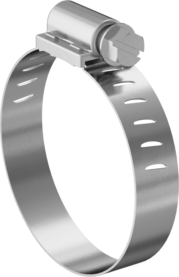 Sert Hortum ve Boru için Sonsuz Tahrikli Kelepçeler, Çelik Vida, 1/2" bant genişliği, 1-5/16“ ila 2-1/4” Kelepçe İç Çapı