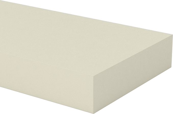 Gıda Endüstrisi Buhara ve Hava Koşullarına Dayanıklı EPDM Kauçuk, Arka Yüzü Yapışkanlı Şerit, 1" x 36", 1/4" Kalınlık