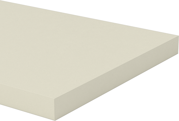 Gıda Endüstrisi Buhara ve Hava Koşullarına Dayanıklı EPDM Kauçuk, Arka Yüzü Yapışkanlı Şerit, 2" x 36", 3/16" Kalınlık