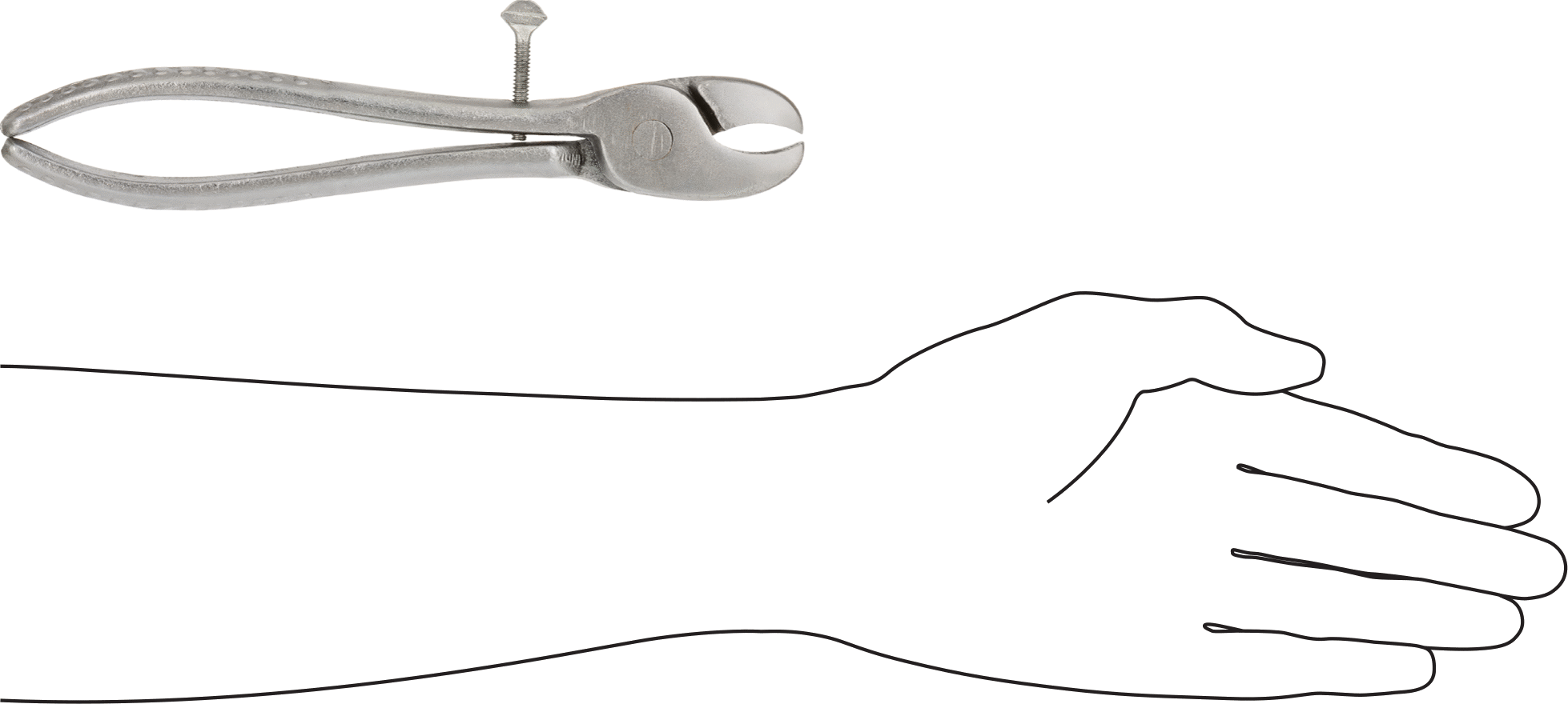 Hog Ring Pense, 2" Maksimum Hog Ring Genişliği için