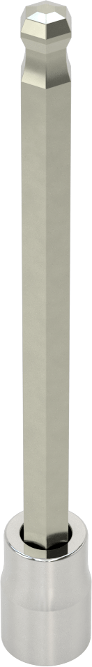 Bilyalı Uçlu Altıgen Uç Soketi, 3/8" Kare Tahrik, 9 mm Boyut, 6 inç Uzunluk