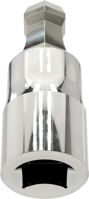 Bilyalı Uçlu Altıgen Uç Soketi, 3/8" Kare Tahrik, 10 mm Tahrik Boyutu