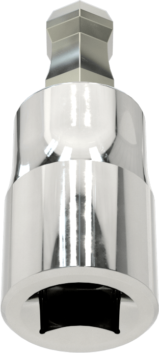 Bilyalı Uçlu Altıgen Uç Soketi, 3/8" Kare Tahrik, 9 mm Tahrik Boyutu
