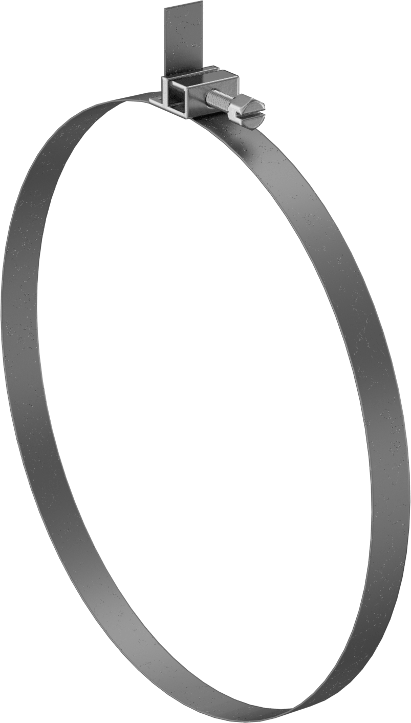 Sert Hortumlar için Genel Amaçlı Cıvata Kelepçesi, Pürüzsüz Bant, 1 inç ila 7 inç Kelepçe İç Çapı