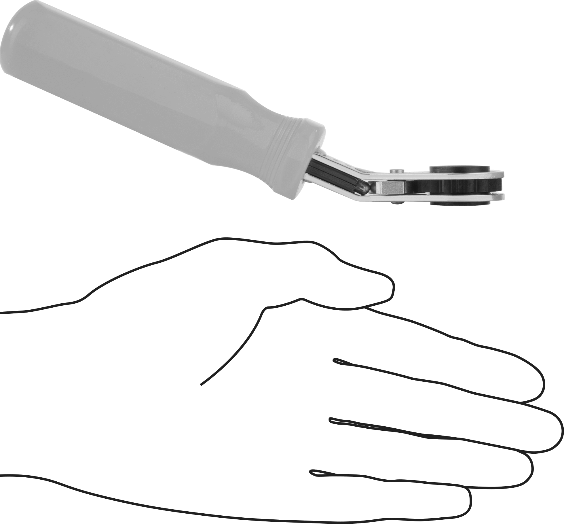 Derin Ofsetli Cırcırlı Kutu Anahtarı, 6 Noktalı Açıklıklarla, 12 mm Boyut, 6-3/4" Toplam Uzunluk