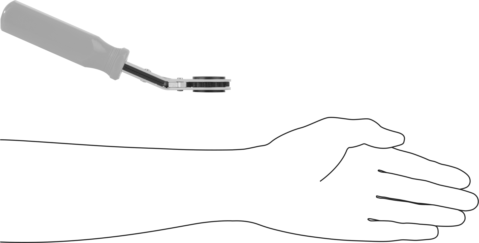 Derin Ofsetli Cırcırlı Kutu Anahtarı, 12 Noktalı Açıklıklı, 17 mm Boyut, 8" Toplam Uzunluk