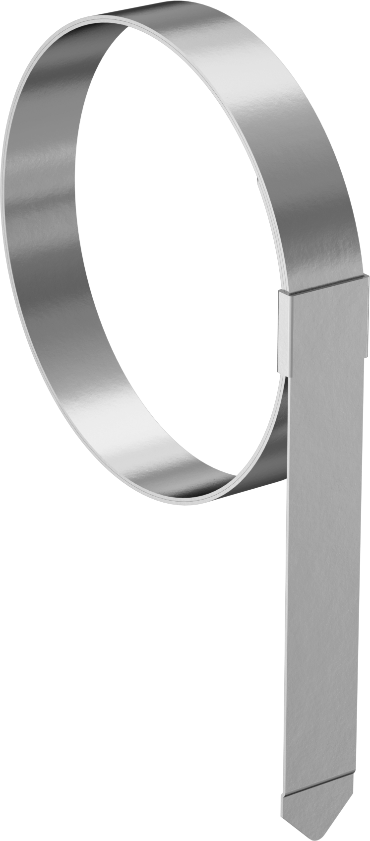 Ekstra Güçlü Düşük Profilli Bant Kelepçesi, Sert Hortum için, Galvanizli Çelik, 1-3/4" ila 4" ID