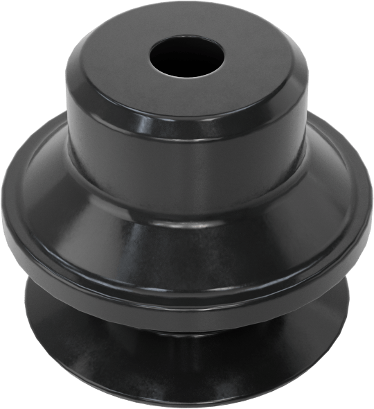 Vakum Vantuzu, Takmalı, Tek Körük, Buna-N Kauçuk, 20 mm Vantuz Çapı