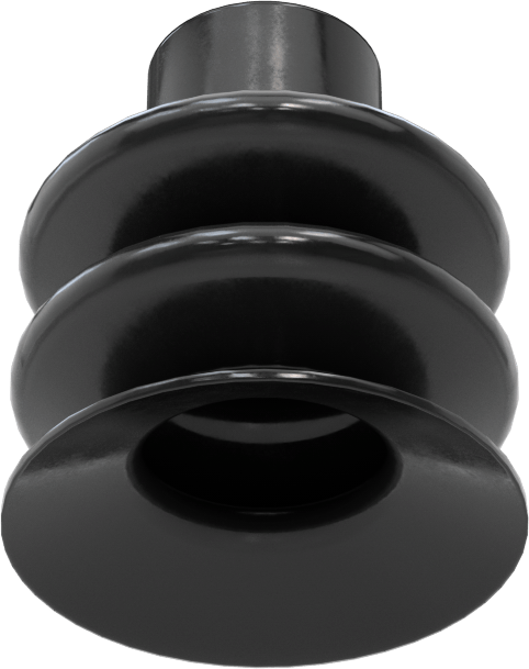 Vakum Vantuzu, Takmalı, 2 Körük, Buna-N Kauçuk, 20 mm Vantuz Çapı
