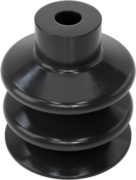 Vakum Vantuzu, Takmalı, 2 Körük, Buna-N Kauçuk, 40 mm Vantuz Çapı
