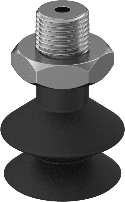 Vakum Vantuzu, Yükseklik Ayarlama, 0,930" Vantuz Çapı, 1/8 NPT Erkek Diş