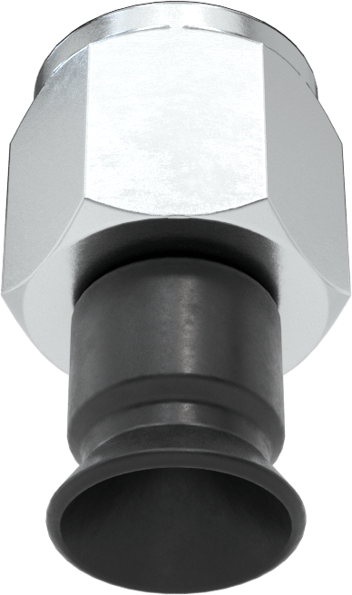Vakum Vantuzu, 0,6 lbs. @ 24 in. Hg Kapasite, 1/8 NPT Dişi