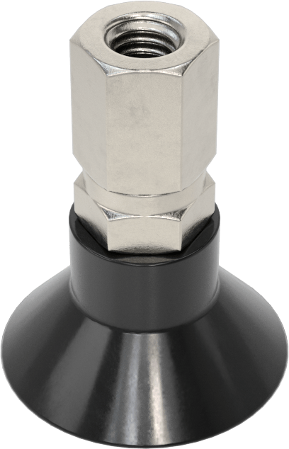 Vakum Vantuzu, 2,2 lb @ 24 inç Hg Kapasite, 10-32 UNF Dişi