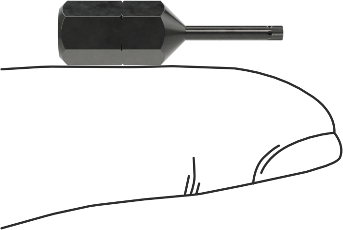 IP6 Torx-Plus Ucu, 1/4" Altıgen Şaft