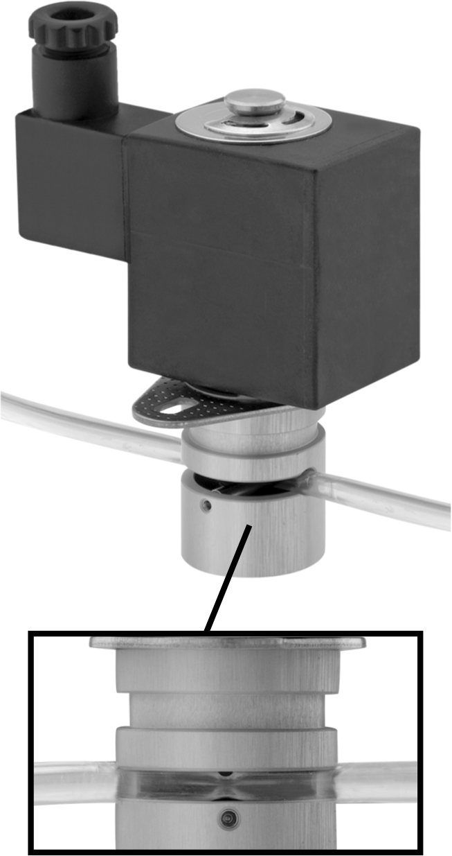 Temassız Solenoid Açma/Kapama Valfi, 12V DC, 1/8“ Dış Çap x 1/16” İç Çap Tüp