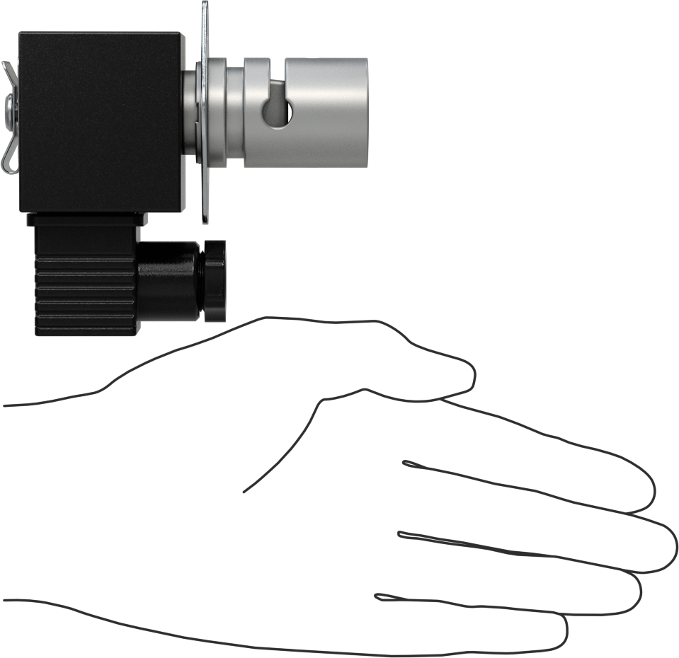 Temassız Solenoid Açma/Kapama Valfi, 12V DC, 3/8“ Dış Çap x 1/4” İç Çap Tüp