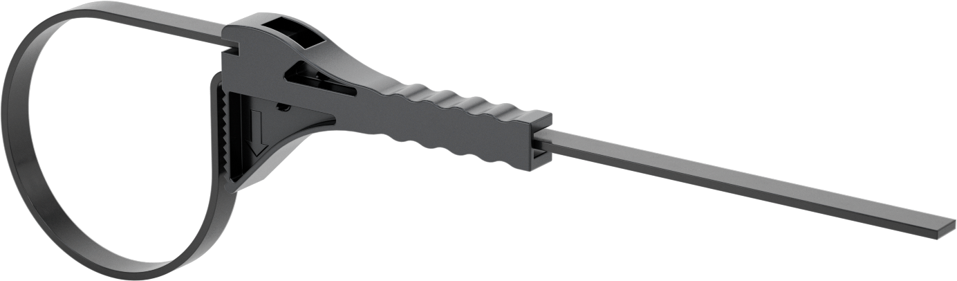 Kayış Anahtarı, 3/4“ ila 11” Dış Çap için, 8" Uzunluk Alüminyum Tutamak