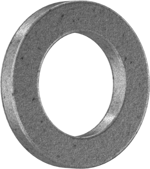 Gıda ve İçecek için Yağ Emdirilmiş Baskı Yatağı, Yüksek Yük, 5/8" Mil Çapı için, 1" OD, 1/8" Kalınlık